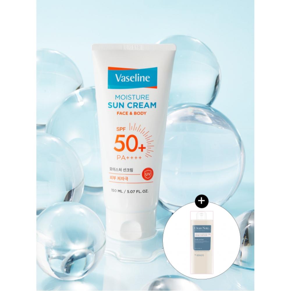 Aekyung Vaseline Vaseline Moisture Sun Cream Face   Body 150ml + Body Wash Extra Gift NONE