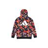 adidas Felpa con Cappuccio Cny Gfx con Stampa All-Over Uomo Top Crimson GQ8838