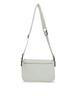 Guess HADDINGTON MINI CROSSBODY FLAP Schultertasche Weiß, Damen,