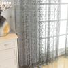 1 buc LOZUJOJU modern artistic luxos fereastră tul translucid Ginkgo leaf brodat perdea transparentă pentru living room dormitor fereastră decor acasă
