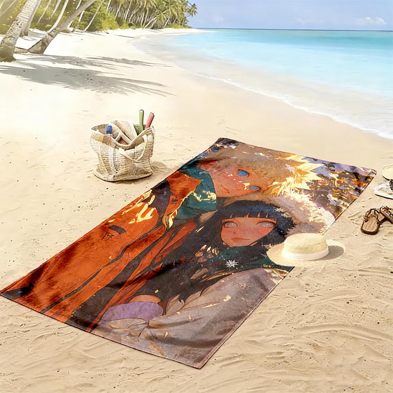 1pc naruto Beach Towel, Outdoor Activities Perfect Summer Travel Supplies, As A Gift for Festivals