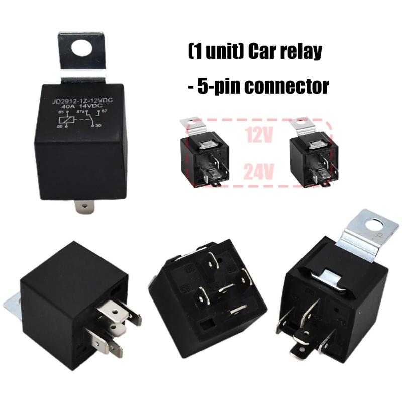 5 Pin 12V/24V 40A Vehicle Relays Precisions Current Control Universal Power Automotive Heavy Current Relays