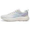 Li Ning Slip Resistant And Breathable Low Top Casual Running Shoes Women's White Blue Purple ARXT014-4