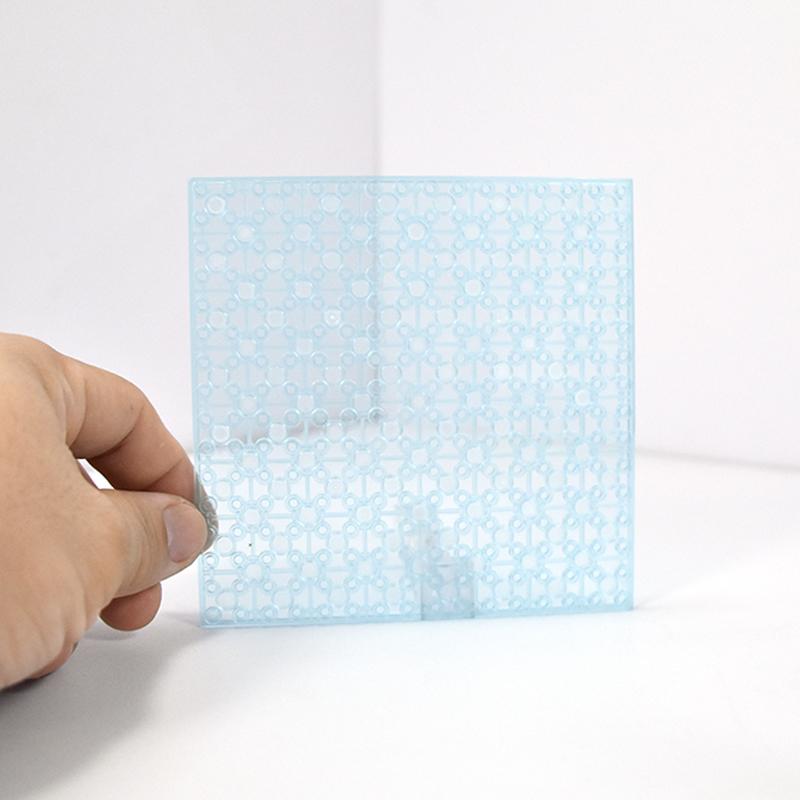 Non-Toxic 1Pc 16X16 Dots Double-Sided Baseplate High Transparent Base Plate For Building Blocks Toys Kid City Plates Plastic Blocks