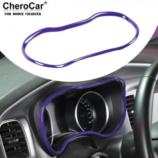 Dashboard Trim Frame Cover Interior Accessories for Dodge Charger 2015-20 Purple