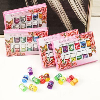 6Pcs/12Pcs 3ml Water Soluble Fragrance Aromatherapy Lamp Plant Extract Body Oil Persistent Relieve Stress Supplies