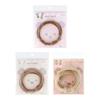 KIYOHARA Mofumofu Pipe Cleaner Craft Wire Sugar White 9mm x 1.3m with Animal Recipe QR Code MOF-03