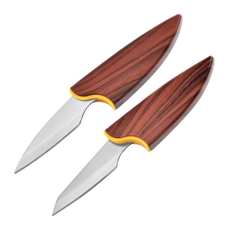 Dragon & Phoenix Dual-Style Peeling Knife Set - Thickened Mandarin Duck Design, Ideal for Fruits & BBQ