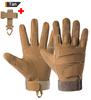Half Full Finger Gloves Airsoft Paintball Hunting Shooting Durable Gloves for Hiking Climbing Fishing Anti-Slip Glove