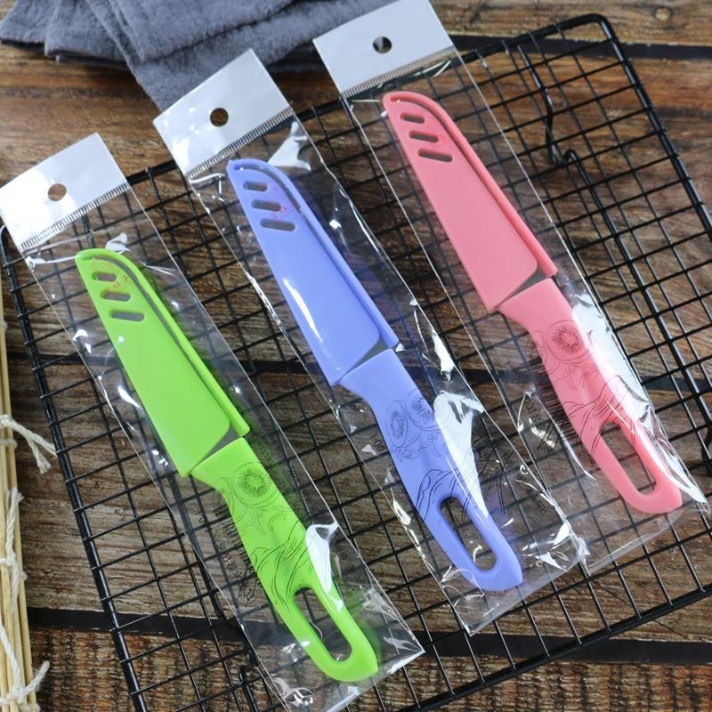 JIN NIANG ZI Home Kitchen Fruit Knife Melon Fruit Peeler Belt Knife Set Pocket Knife Lightweight Sharp Convenient Paring Knife