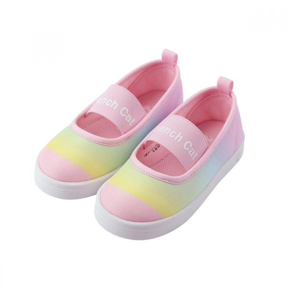 French Cat Pink Multi Rainbow Slippers Q51dg3011p1 PINK MULTI/190