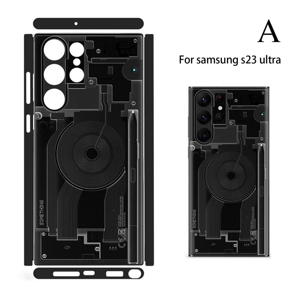 

Полная защитная пленка для Samsung Galaxy S23 Ultra Plus, задняя крышка Ultra S22 для Galaxy S23 + Cas Z4I2 black-For samsung s23 ultra
