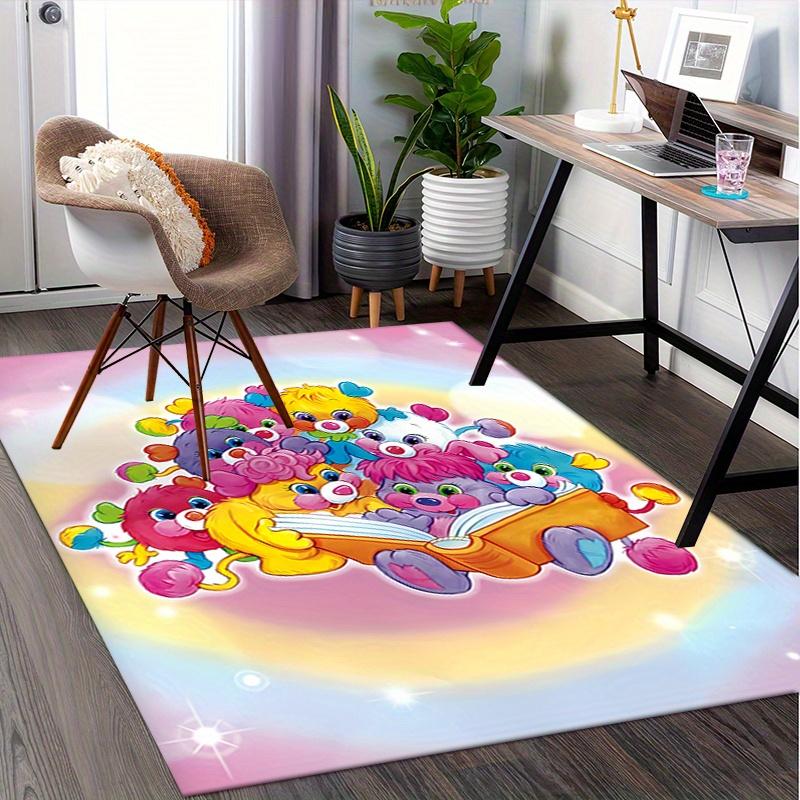 1pc Les Popples Office Carpet Soft Polyester Entrance Carpet Washable Non slip Machine Washable Indo