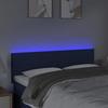VidaXL Tête de Lit à LED Meuble de Chambre à Coucher Accessoire de Lit Double Tête de Cadre de Lit Intérieur Bleu 3121336
