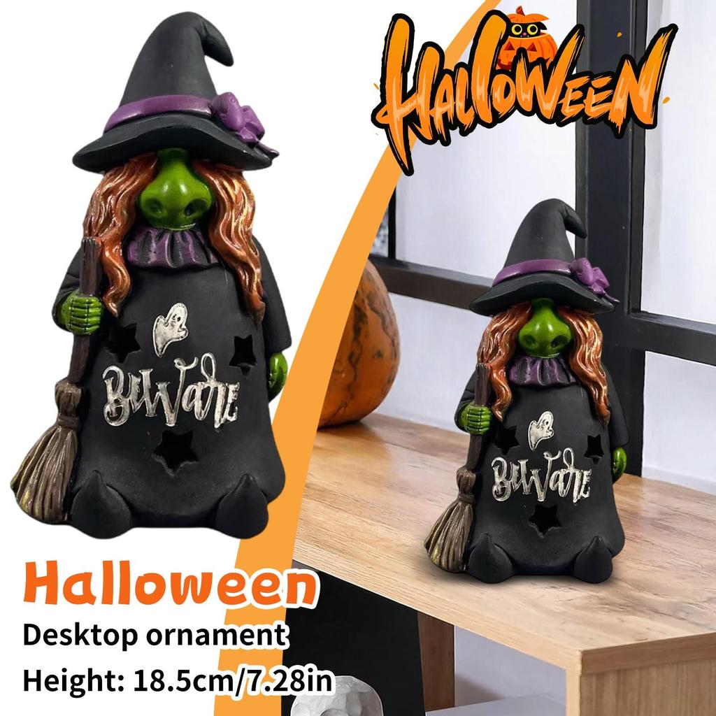 Halloween Decoration Resin Ornament Pumpkin Ornament Ornament Witch Ornament Home Decoration