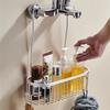 For Shower Hanging Organizer With Hooks Storage Shelf- No Drilling Design For Shower Basket For Shower Faucet Or Cross Bar Rack