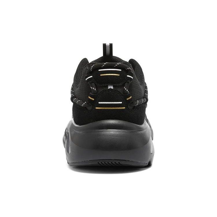 Skechers Stamina Waffle Bear Mesh Fabric Synthetic Leather Lifestyle Casual Shoes Men Sneakers Black 237431-BBK