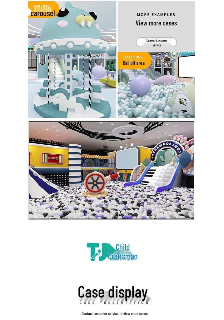 Naughty Castle Kids' Indoor Playground Equipment for Kindergartens & Malls