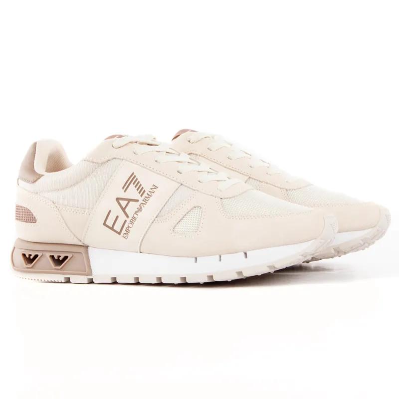 Armani Heritage Sneakers Synthetic Beige