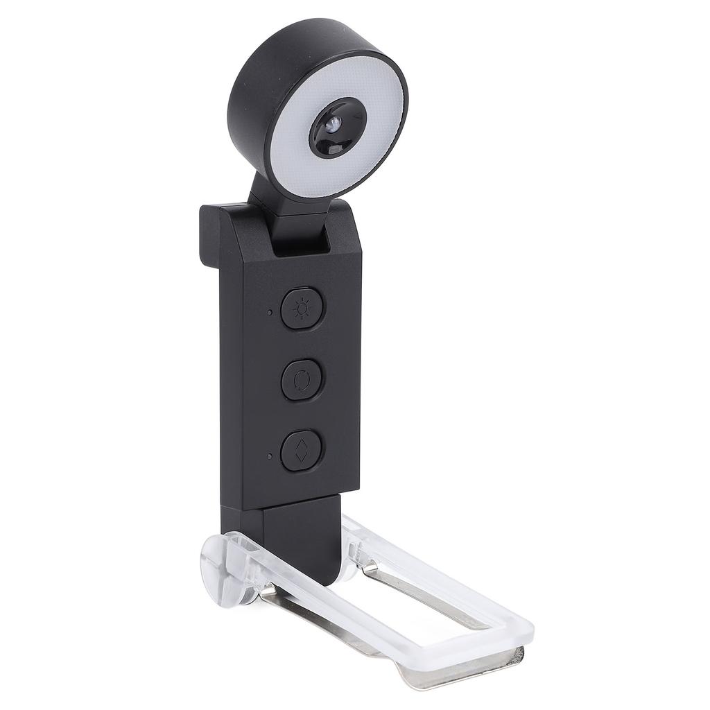 USB Wiederaufladbares Buchleselicht 5 Farben 6 Helligkeiten Dimmbar Clip-On LED Leselampe mit Timer Faltbar