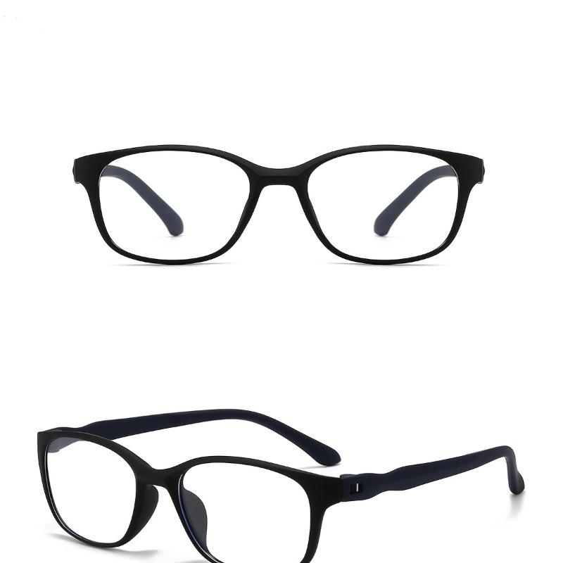 A Pair of Rectangular Frame Gradient Glasses Anti Slip Blue Light Shielding Suitable for Office and Casual Wear