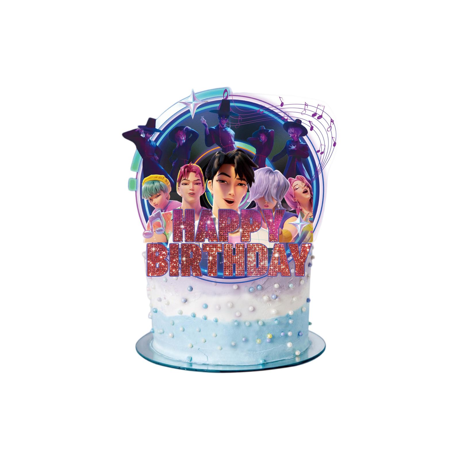 

Баннер для украшения тематической вечеринки по случаю дня рождения, флажки, флажок для торта, воздушные шары - Набор One Size