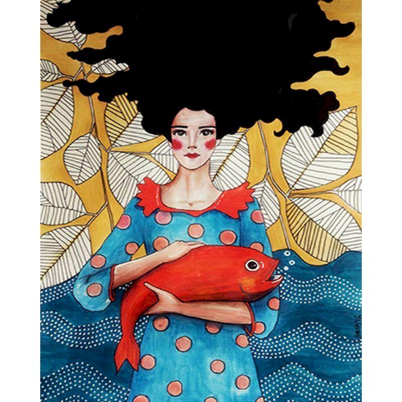GATYZTORY 60X75cm Painting By Numbers Girl DIY Picture Paint By Number Figure Drawing On Canvas HandPainted Art Home Decor