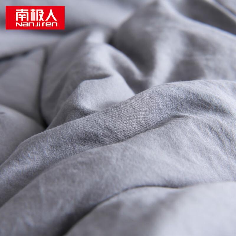 Nanjiren Washed Cotton Zoned Warmth Down Alternative Comforter