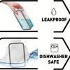 Transparent Airtight Food Containers Snap Lids Sealed Food Storage Containers Stackable Plastic Refrigerator Storage Box