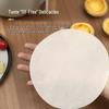 Rundes ölabsorbierendes Silikon-Backpapier für Heißluftfritteusen, Öfen und Grills