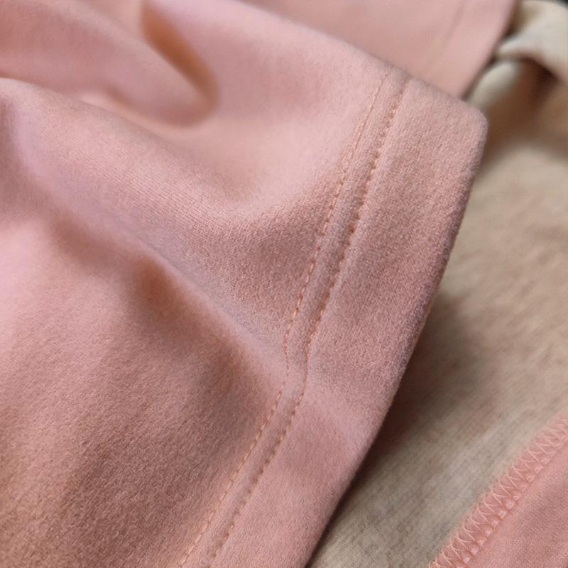 Mink Velvet Thermal Underwear Set: Quick-Warm Brushed Couple's Autumn Outfit for Men and Women - Thick and Cozy.
