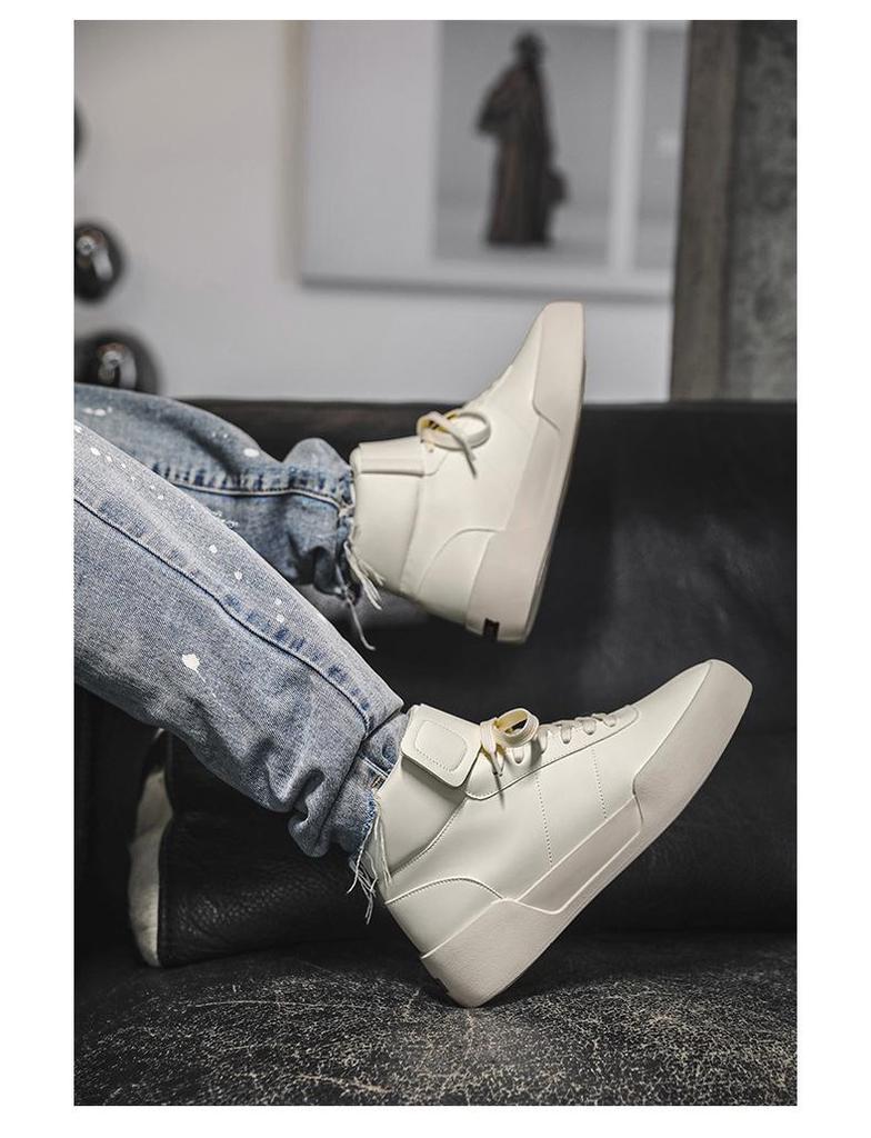 Men's 2025 Autumn High-Top Casual Sneakers - Trendy, Versatile Student Sports Shoes