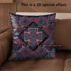 2D Aztec Geometric Tribal Throw Pillow Covers Pattern Cushion Cover Suitable For Sofa Bedroom Car Pillow Cover