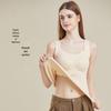 Women's Plus Size Velvet Warm Vest with Chest Pads - Autumn/Winter Cashmere Silk Base Shirt
