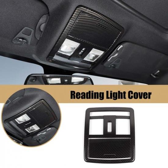 

For Dodge Challenger 2010+ Roof Reading Light Lamp Panel Decor Trim Carbon Fiber