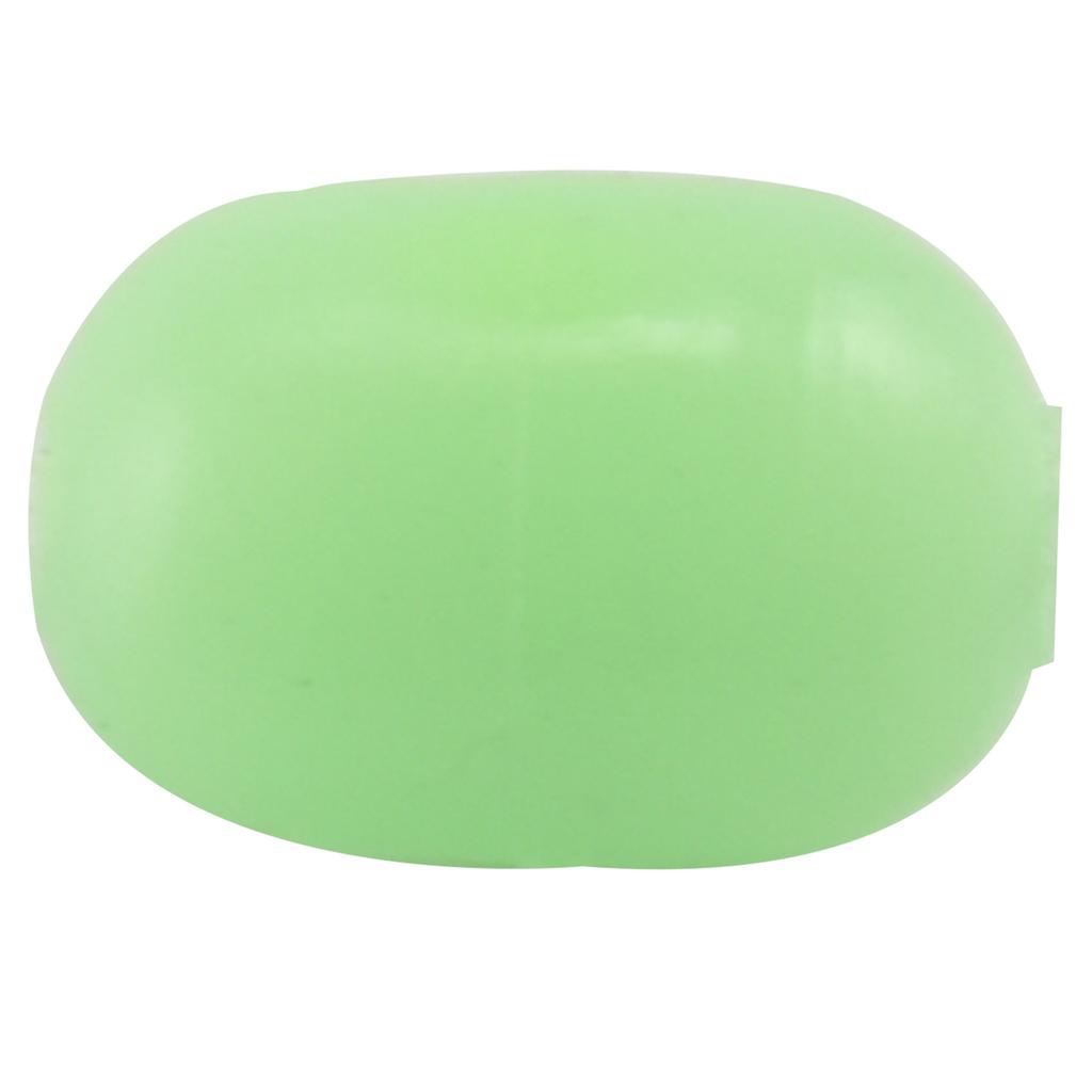 Classy-100Pcs Oval Soft Luminous Fishing Beads Sea Fishing Lure Floating Float Tackles