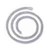 6mm Zircon Cuban Link Necklace & Bracelet: European/American Hip Hop Jewelry