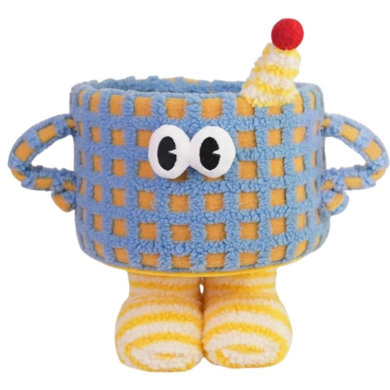 Spacious Cotton Rope Storage Basket With Convenient Handles For Movement And Stylish Home Decors