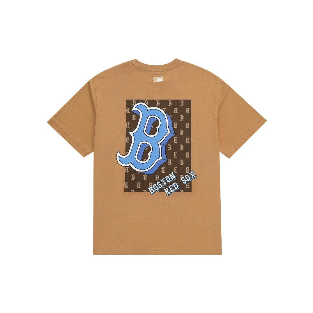 MLB Boston Red Sox T Shirt Unisex Sandy Brown 3ATSM3033-43SAS S