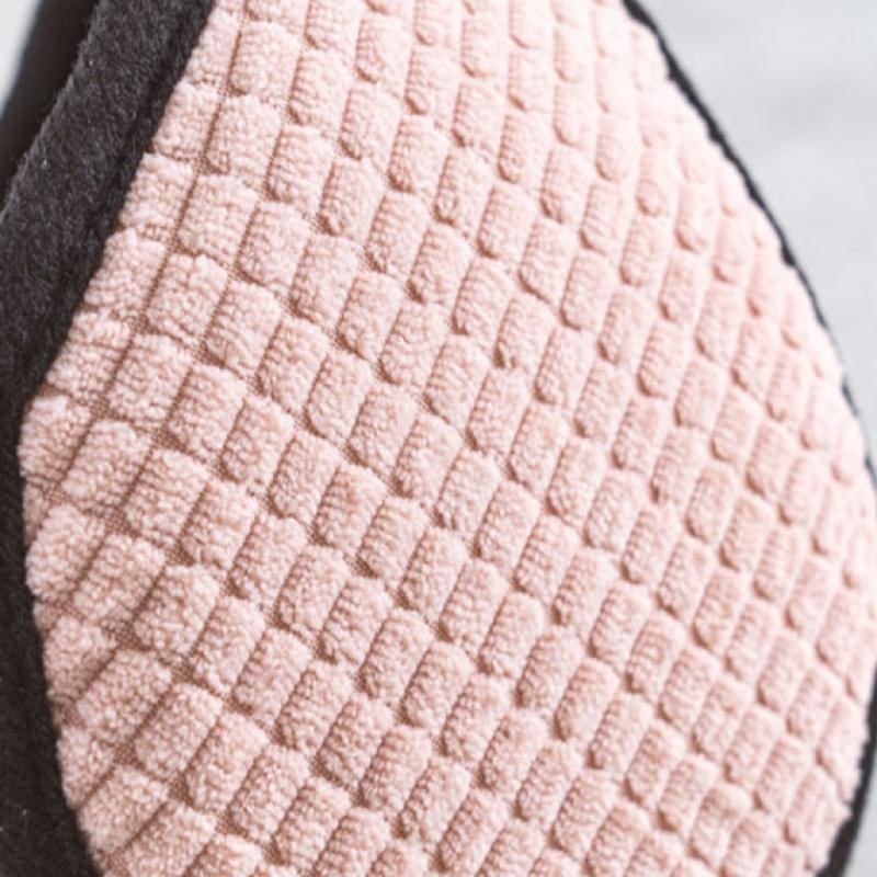 Daiso Solid Color Golden Earmuffs Pink