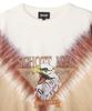 Schott Tie-Dye Eagle Langarm-T-Shirt, Herren, Größe XL, 050, Braun, 782-4230011