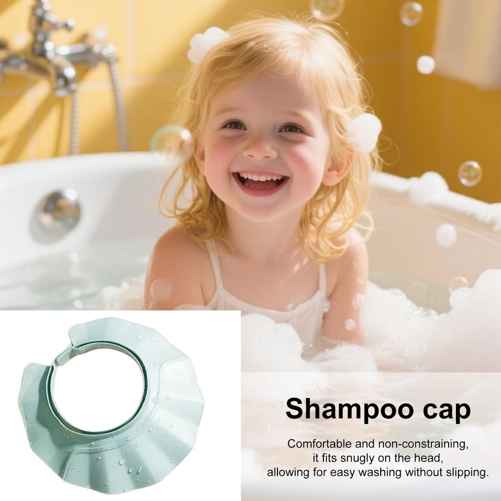 Baby Bath Visor Splash-Proof Adjustable Shampoo Shower Protection Hat Baby Hair Wash Hat for Toddler Adults Children Boys Girls