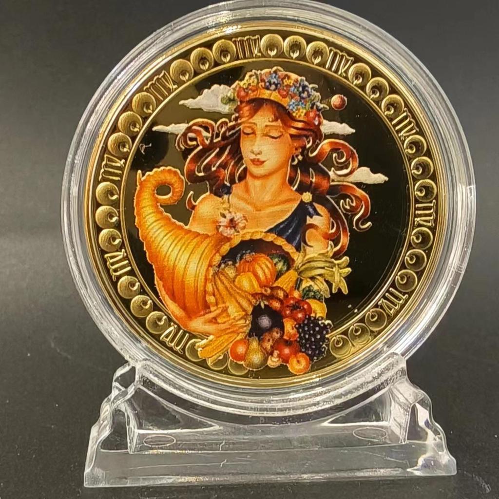 Gold-Plated Scorpio, Gemini, and Libra Zodiac Medallion Set