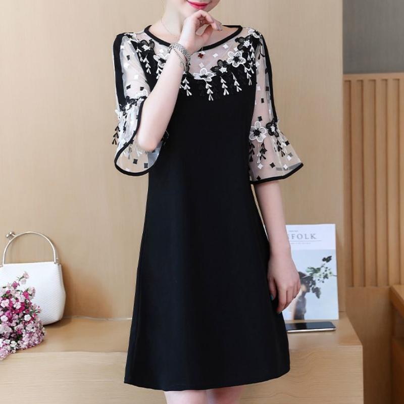 

Узкое платье миди кружево свободного покроя XXXL