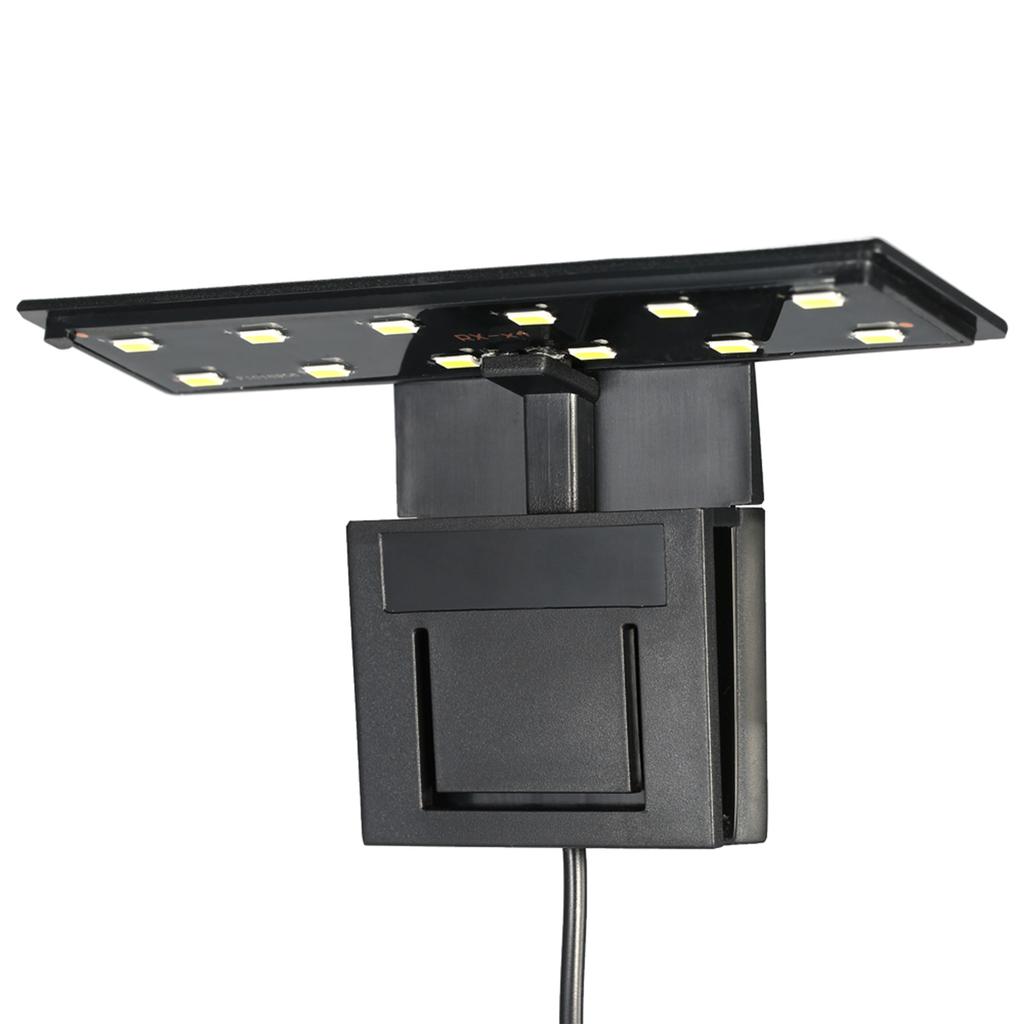 5W Ultra-tynt akvarium LED-lys Ultra Bright Clip-on belysningslampe 12 LED-er for Aquarium Fish Tank