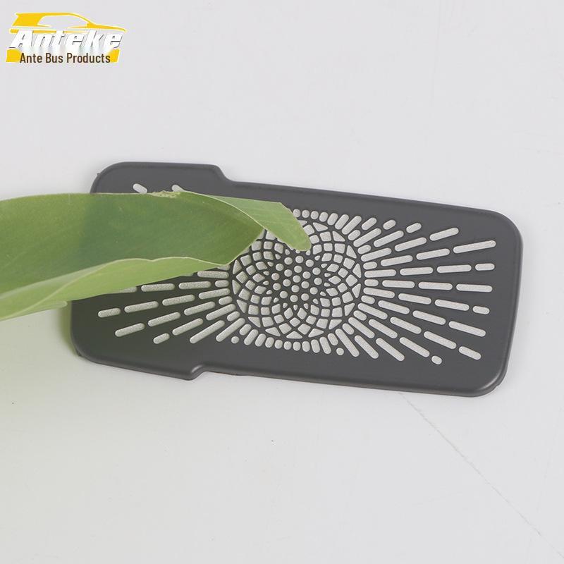 Voyah 22 Dreamer Glove Box Speaker Cover Bright Stainless Steel Decoration