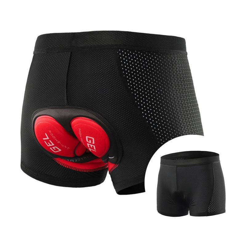Amazon cycling panties mountain bike cycling pants thickened silicone quick-drying road bike shorts cycling equipment