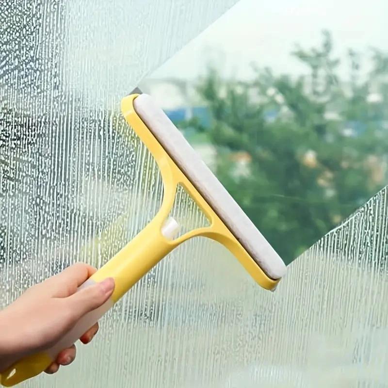 3-in-1 Shower Scraper Cleaner Bathrooms glass cleaning mirror with watering can Squeegee Clean Floor Window Tool Water Wiper