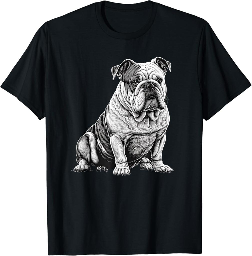Divertente Regalo Cane Bulldog T-Shirt Unisex