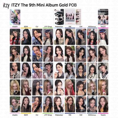 9th Mini Album GOLD Withmuu CU BDM YES24 JYP MK POB Photocard Complete Set